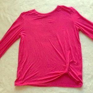 pink long sleeve